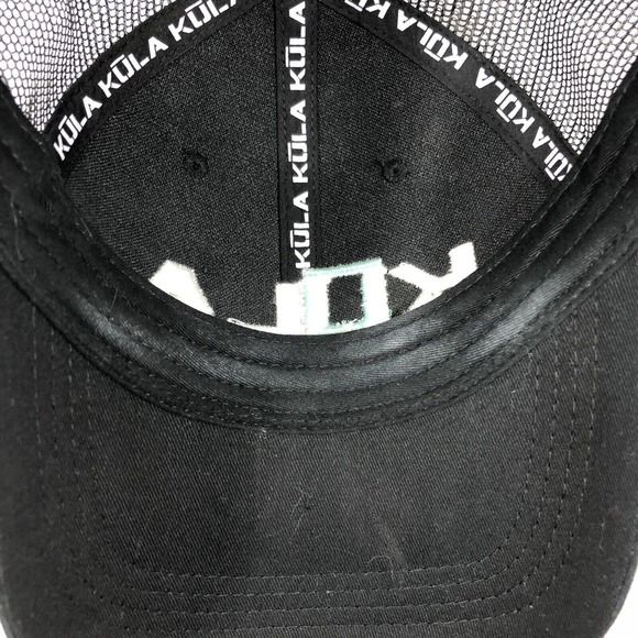 KULA HAT CAP SNAPBACK ADJUSTABLE BLACK ONE SIZE FITS MOST EMBROIDERED OSFM - Picture 10 of 12